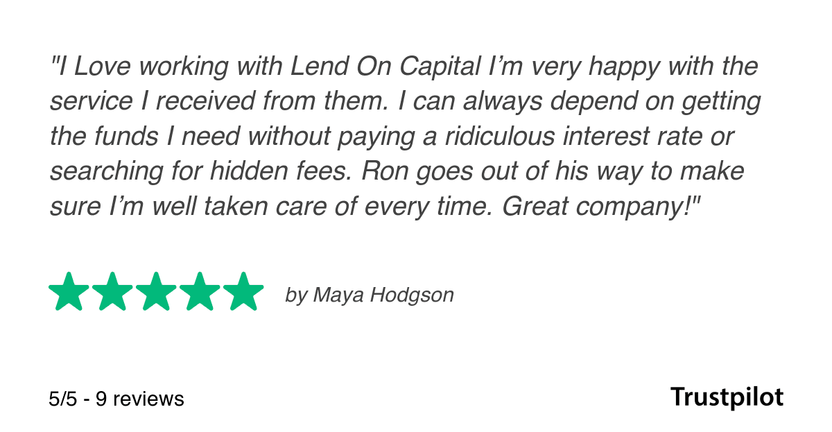 | Business Loans Landing | 5 Star Review